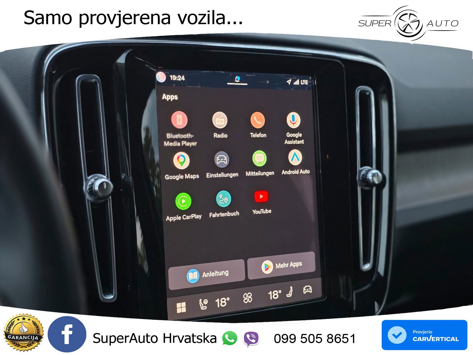 Volvo XC40 2.0 B3 163 KS Automatic LED+GR SJED+ACC