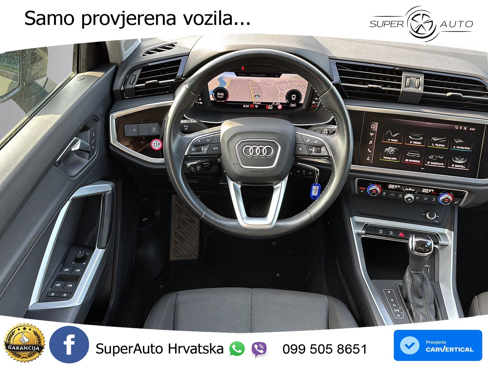 Audi Q3 40 TDI (190 KS) quattro S tronic advanced LED+GR SJED+ACC