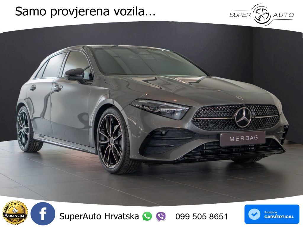 Mercedes-Benz A 200 7G-DCT ACC+GR SJED+360+PANO