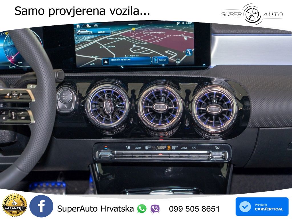 Mercedes-Benz A 200 7G-DCT ACC+GR SJED+360+PANO