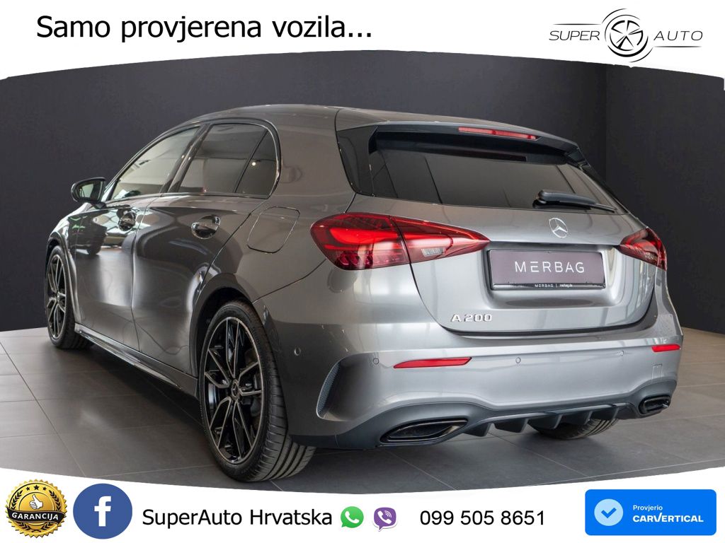 Mercedes-Benz A 200 7G-DCT ACC+GR SJED+360+PANO
