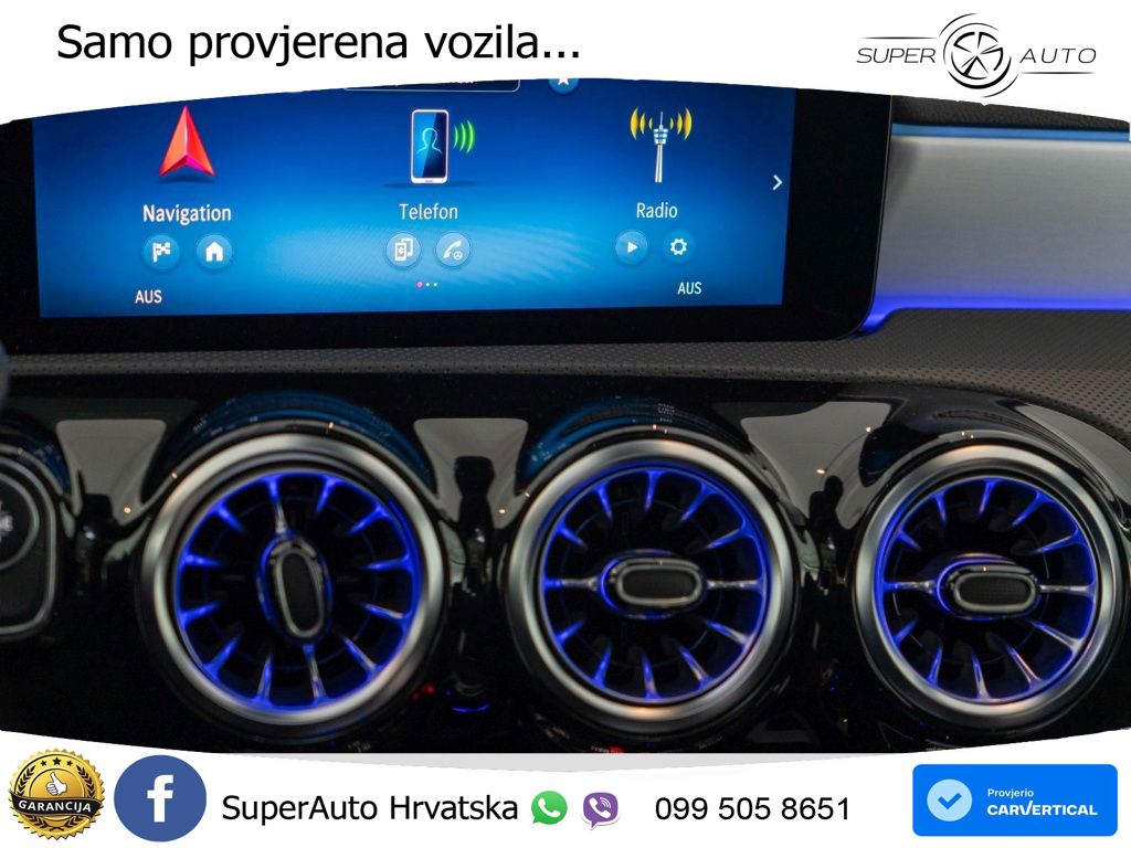 Mercedes-Benz A 200 7G-DCT ACC+GR SJED+360+PANO