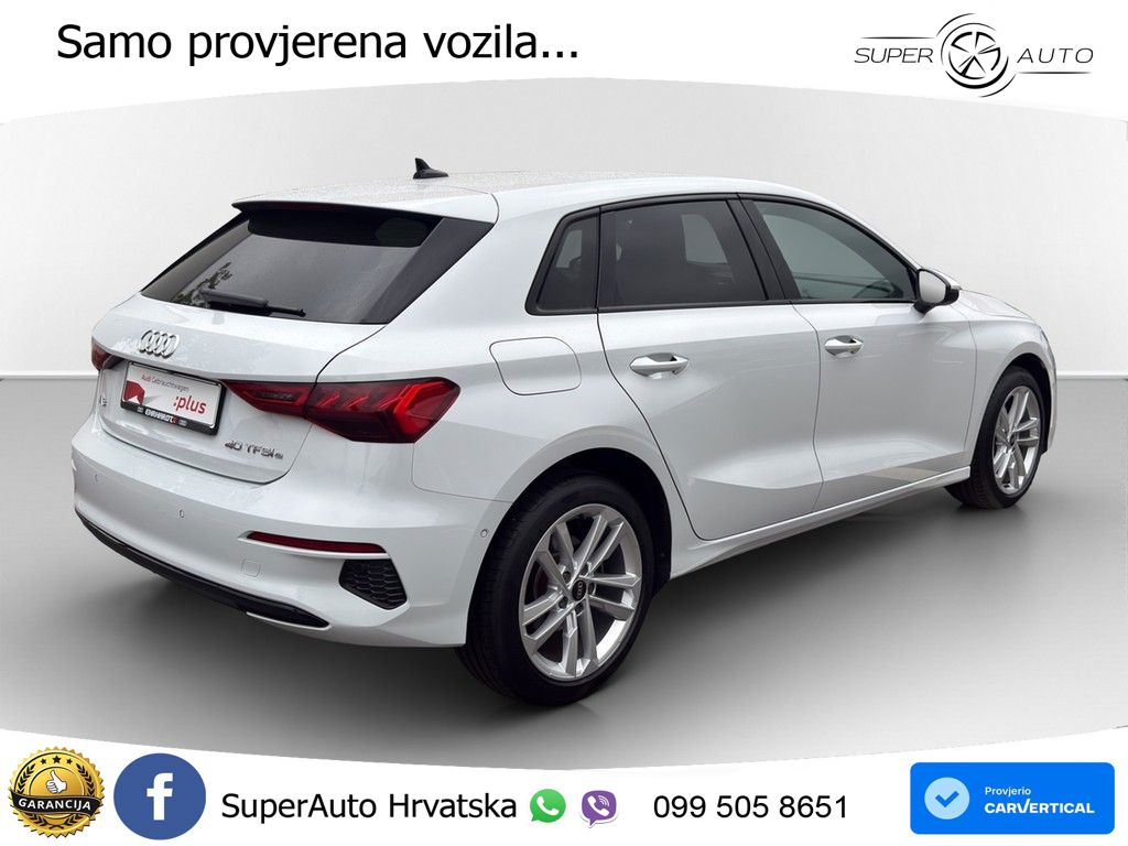 Audi A3 40 TFSIe (204 KS) S tronic advanced LED+GR SJED+ACC
