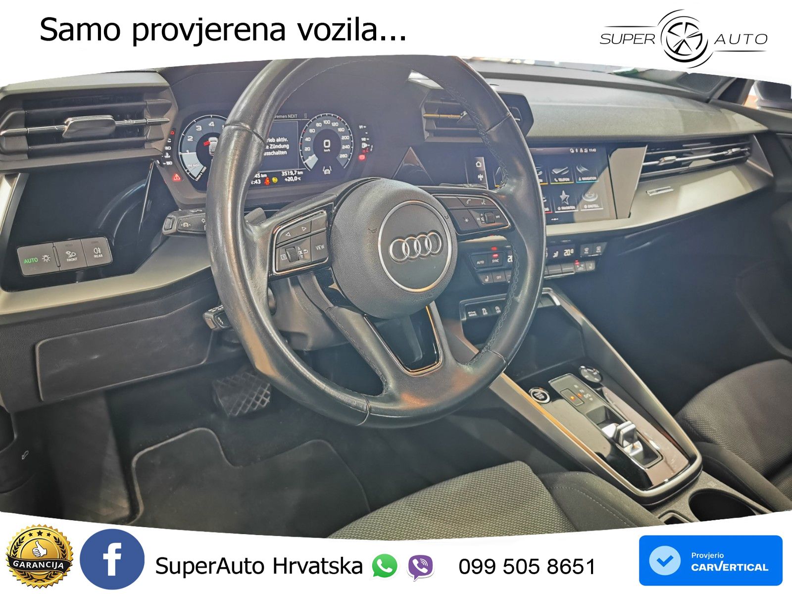 Audi A3 35 TFSI (150 KS) S tronic LED+GR SJED+ACC