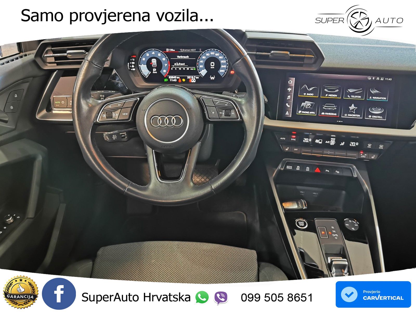 Audi A3 35 TFSI (150 KS) S tronic LED+GR SJED+ACC