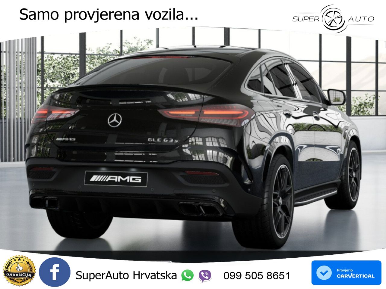 Mercedes AMG GLE 63 S V8 (612 KS) EQ Boost 4MATIC+ AMG SPEEDSHIFT TCT 9G ACC+HEAD+GR SJED+360+PANO