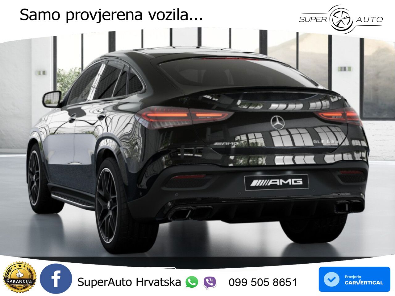 Mercedes AMG GLE 63 S V8 (612 KS) EQ Boost 4MATIC+ AMG SPEEDSHIFT TCT 9G ACC+HEAD+GR SJED+360+PANO