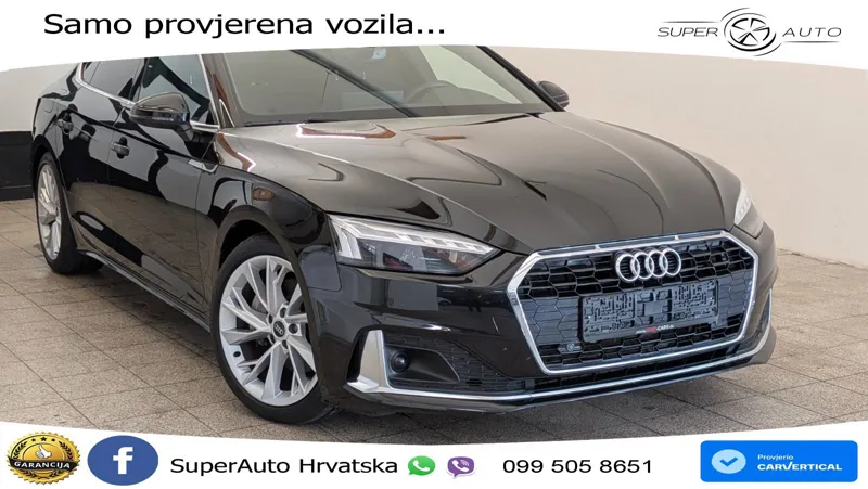 Audi A5 Sportback 40 TDI (204 KS) S tronic MATRIX+GR SJED+KAM