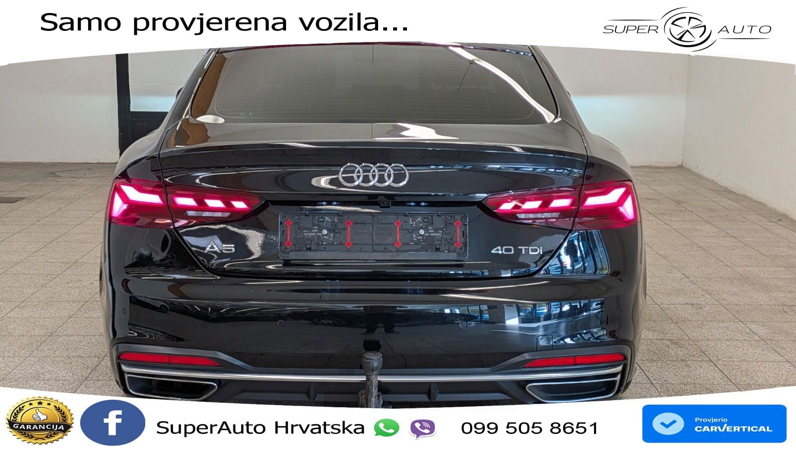 Audi A5 Sportback 40 TDI (204 KS) S tronic MATRIX+GR SJED+KAM