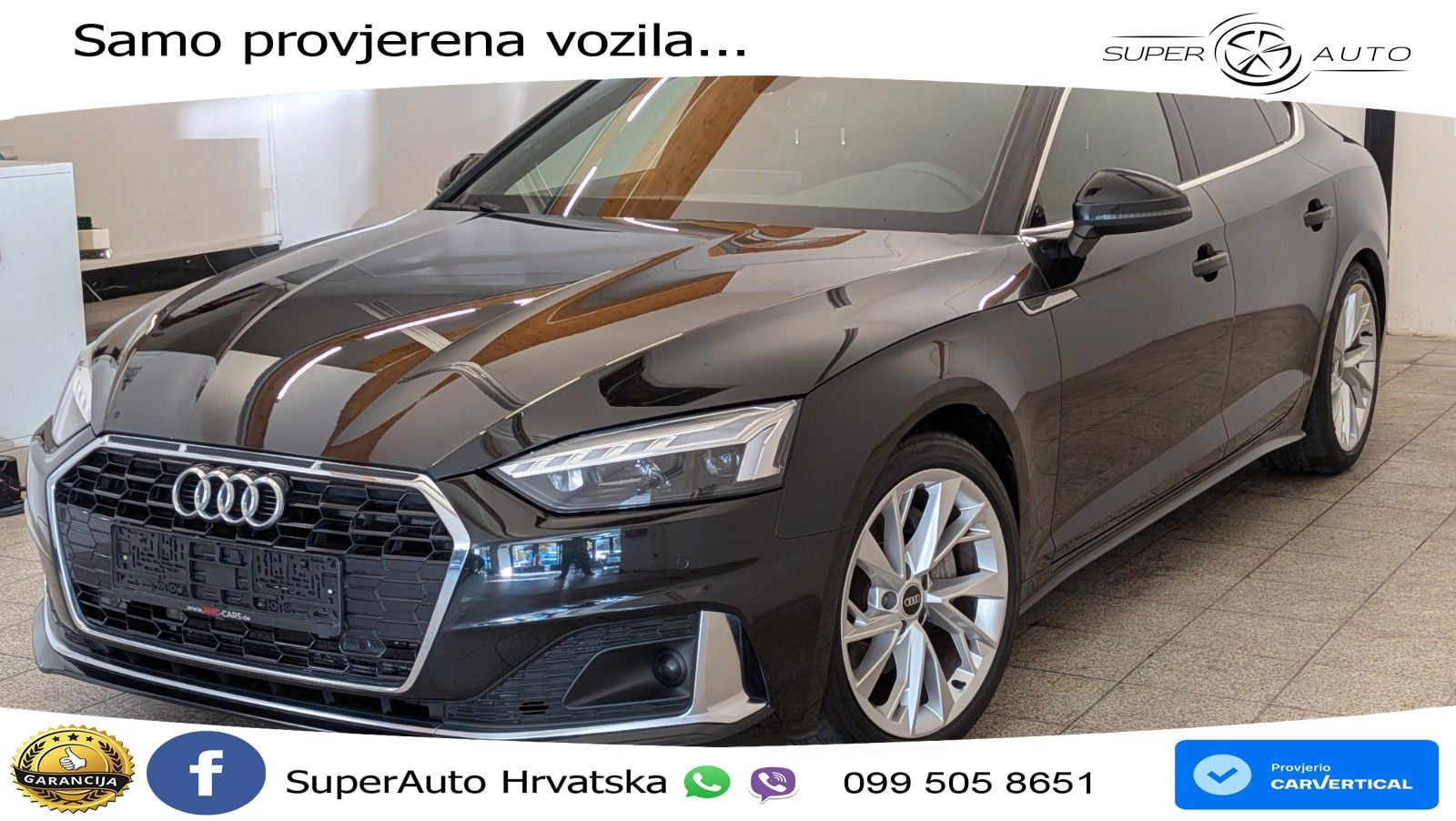 Audi A5 Sportback 40 TDI (204 KS) S tronic MATRIX+GR SJED+KAM