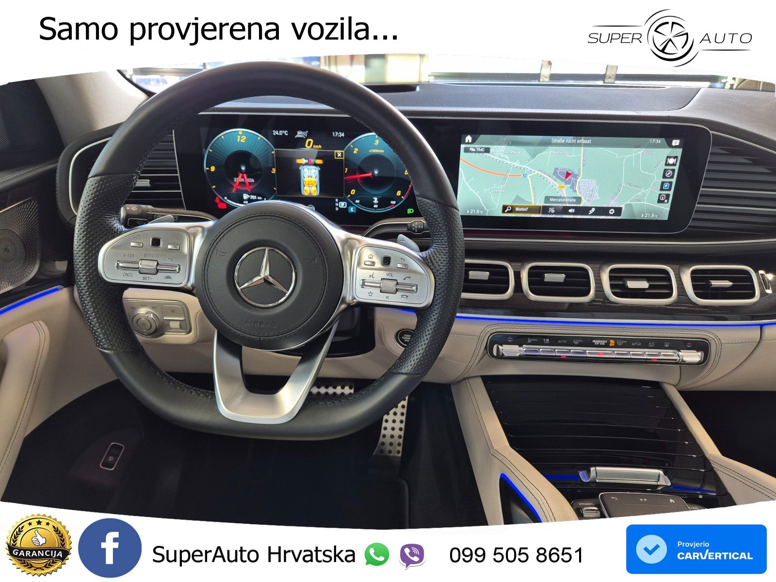 Mercedes-Benz GLS GLS 400d 4MATIC G-TRONIC ACC+HEAD+GR SJED+360+PANO
