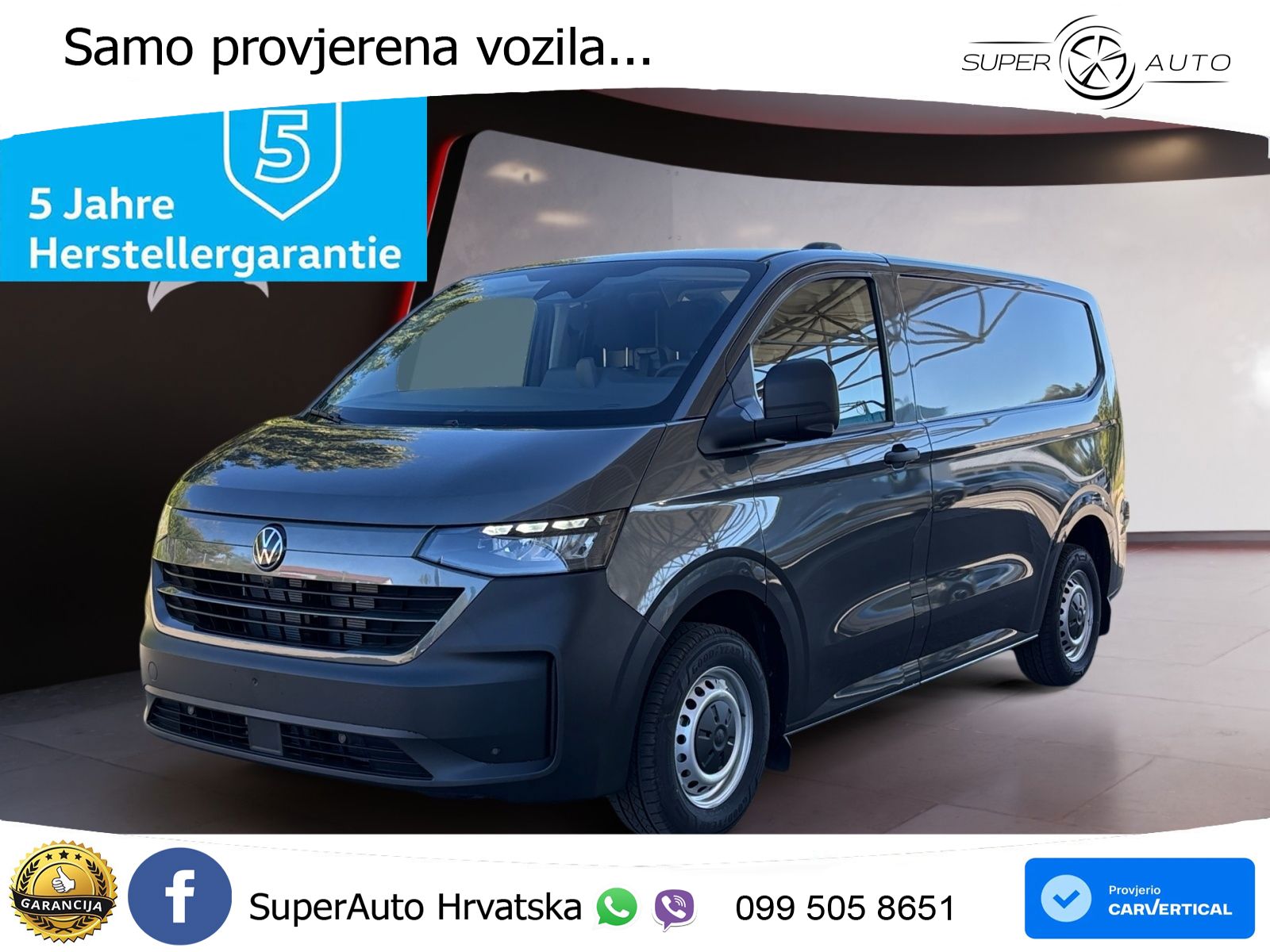 Volkswagen T7 Transporter Kasten TDI 4motion Automatik AHK 150 KS