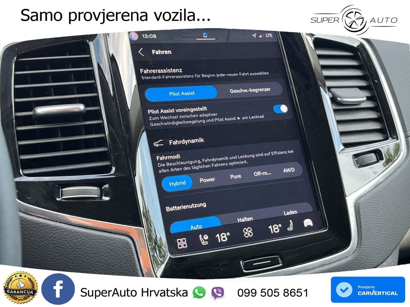 Volvo XC90 2.0 T8 AWD Automatic LED+GR SJED+ACC