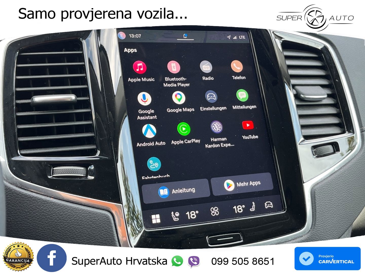 Volvo XC90 2.0 T8 AWD Automatic LED+GR SJED+ACC