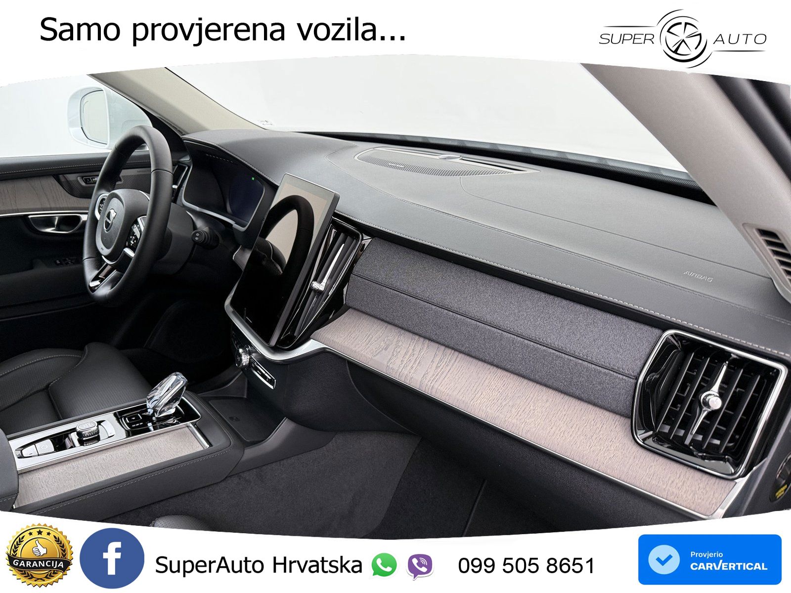 Volvo XC90 2.0 B5 AWD Automatic ZRAČNI+ACC+GR SJED+KAM+PANO
