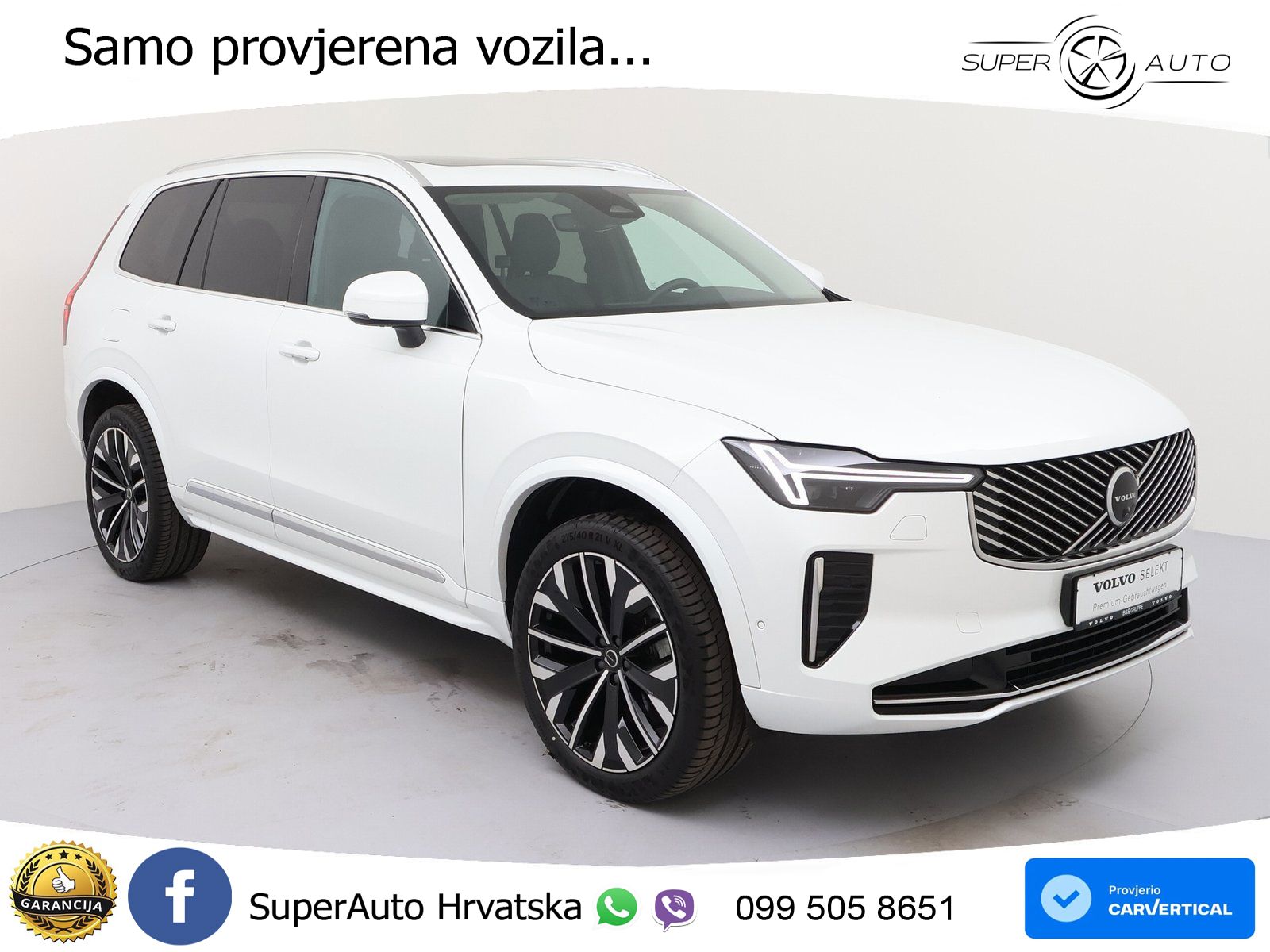 Volvo XC90 2.0 B5 AWD Automatic ZRAČNI+ACC+GR SJED+KAM+PANO