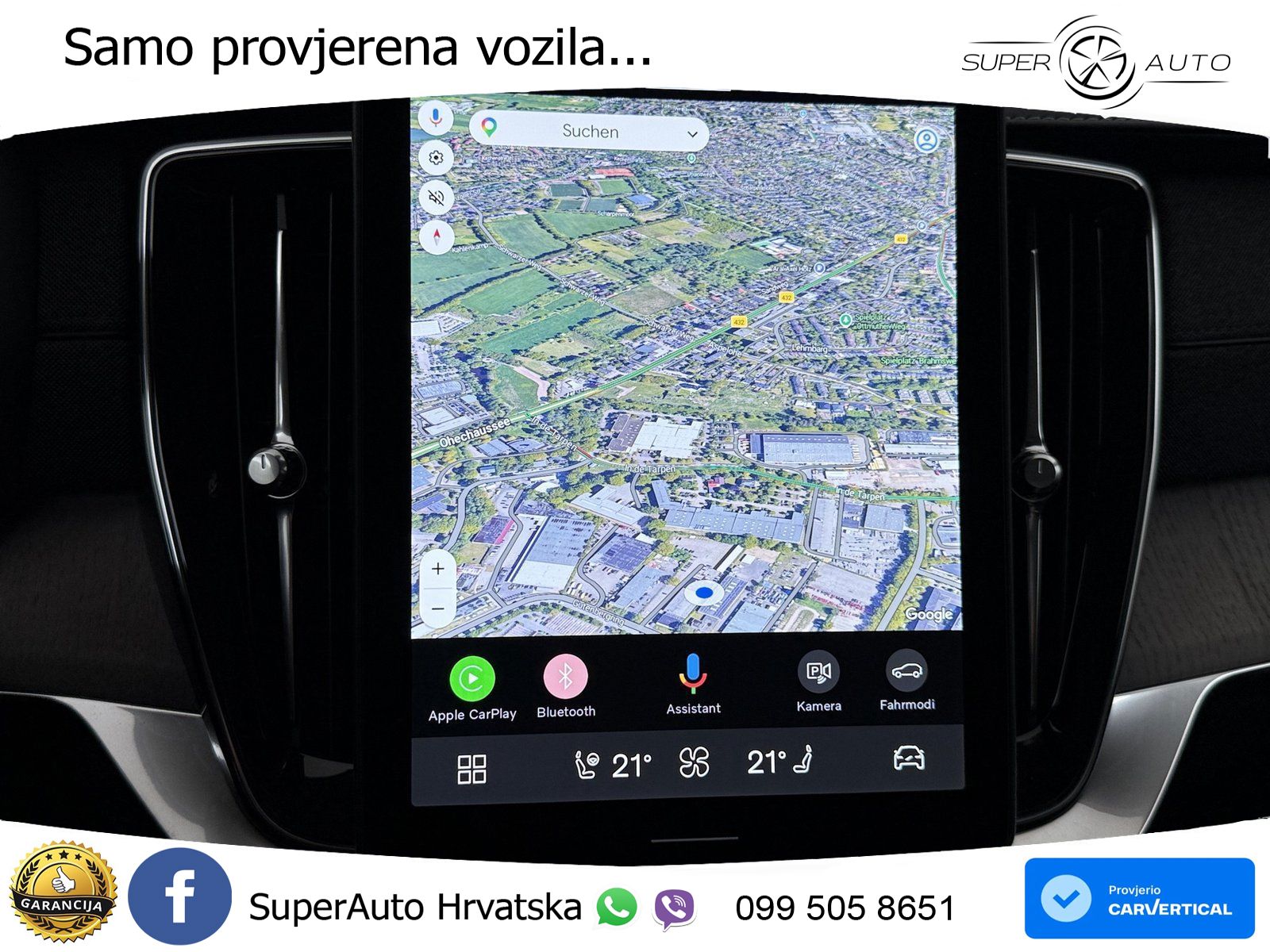 Volvo XC90 2.0 B5 AWD Automatic ZRAČNI+ACC+GR SJED+KAM+PANO