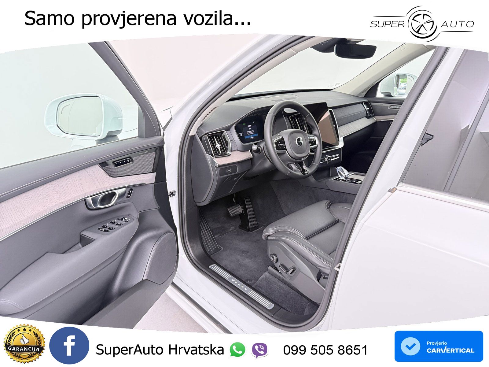 Volvo XC90 2.0 B5 AWD Automatic ZRAČNI+ACC+GR SJED+KAM+PANO