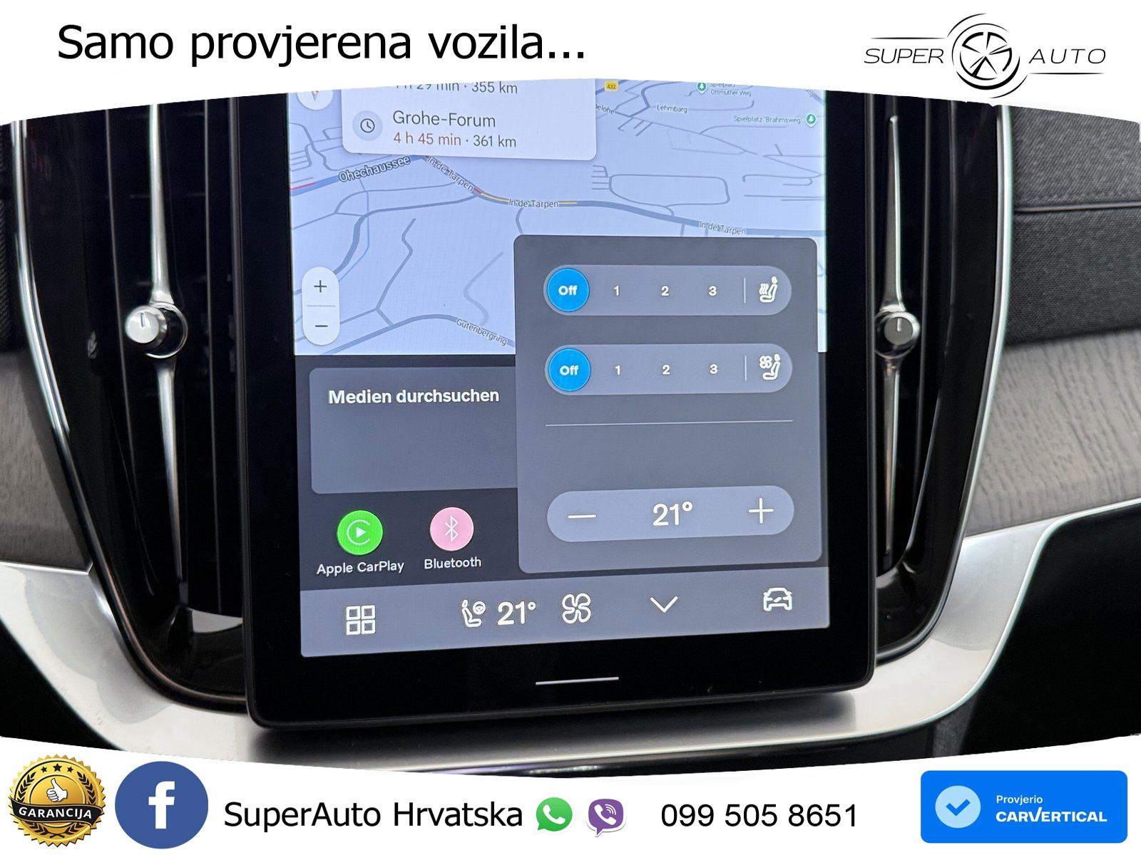 Volvo XC90 2.0 B5 AWD Automatic ZRAČNI+ACC+GR SJED+KAM+PANO