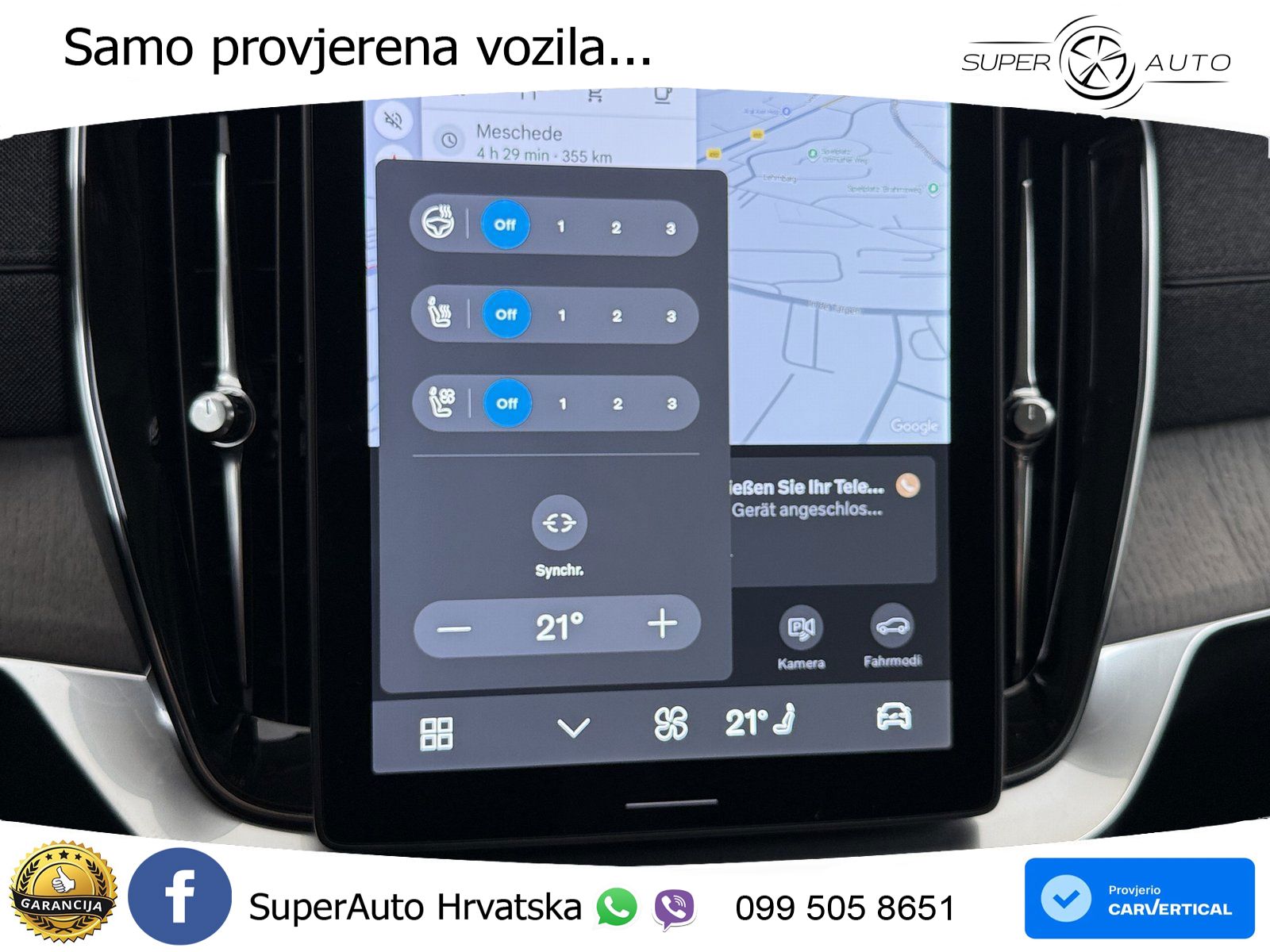 Volvo XC90 2.0 B5 AWD Automatic ZRAČNI+ACC+GR SJED+KAM+PANO
