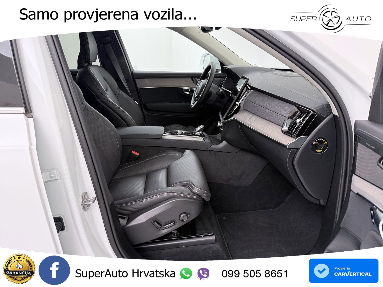 Volvo XC90 2.0 B5 AWD Automatic ZRAČNI+ACC+GR SJED+KAM+PANO