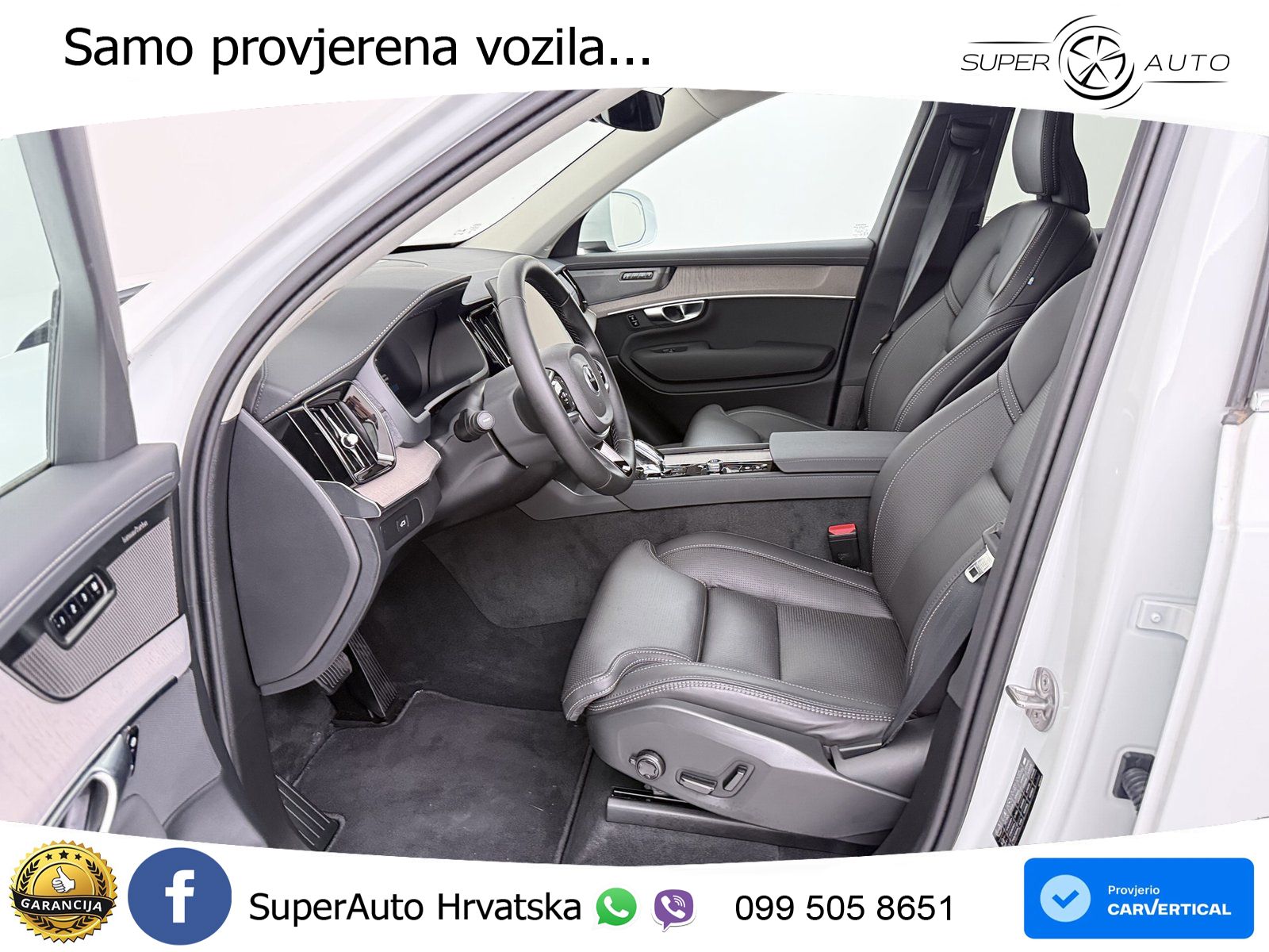 Volvo XC90 2.0 B5 AWD Automatic ZRAČNI+ACC+GR SJED+KAM+PANO