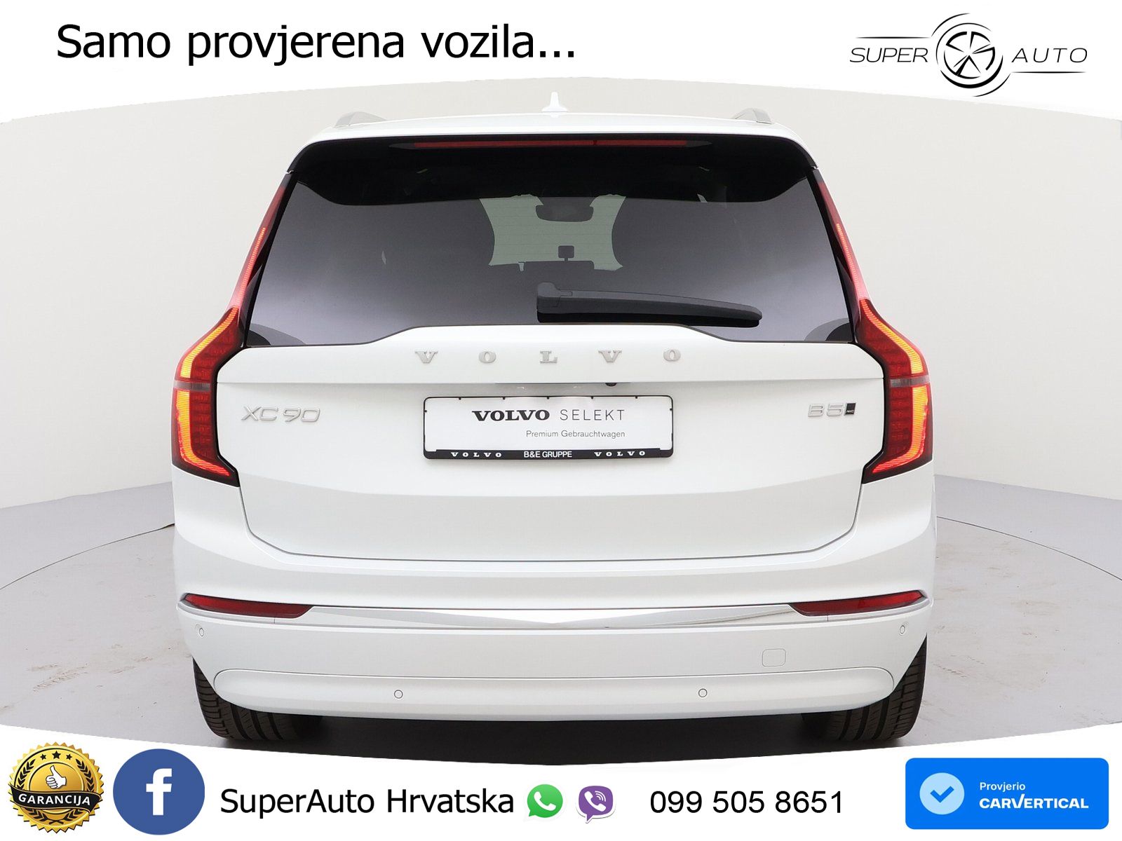 Volvo XC90 2.0 B5 AWD Automatic ZRAČNI+ACC+GR SJED+KAM+PANO
