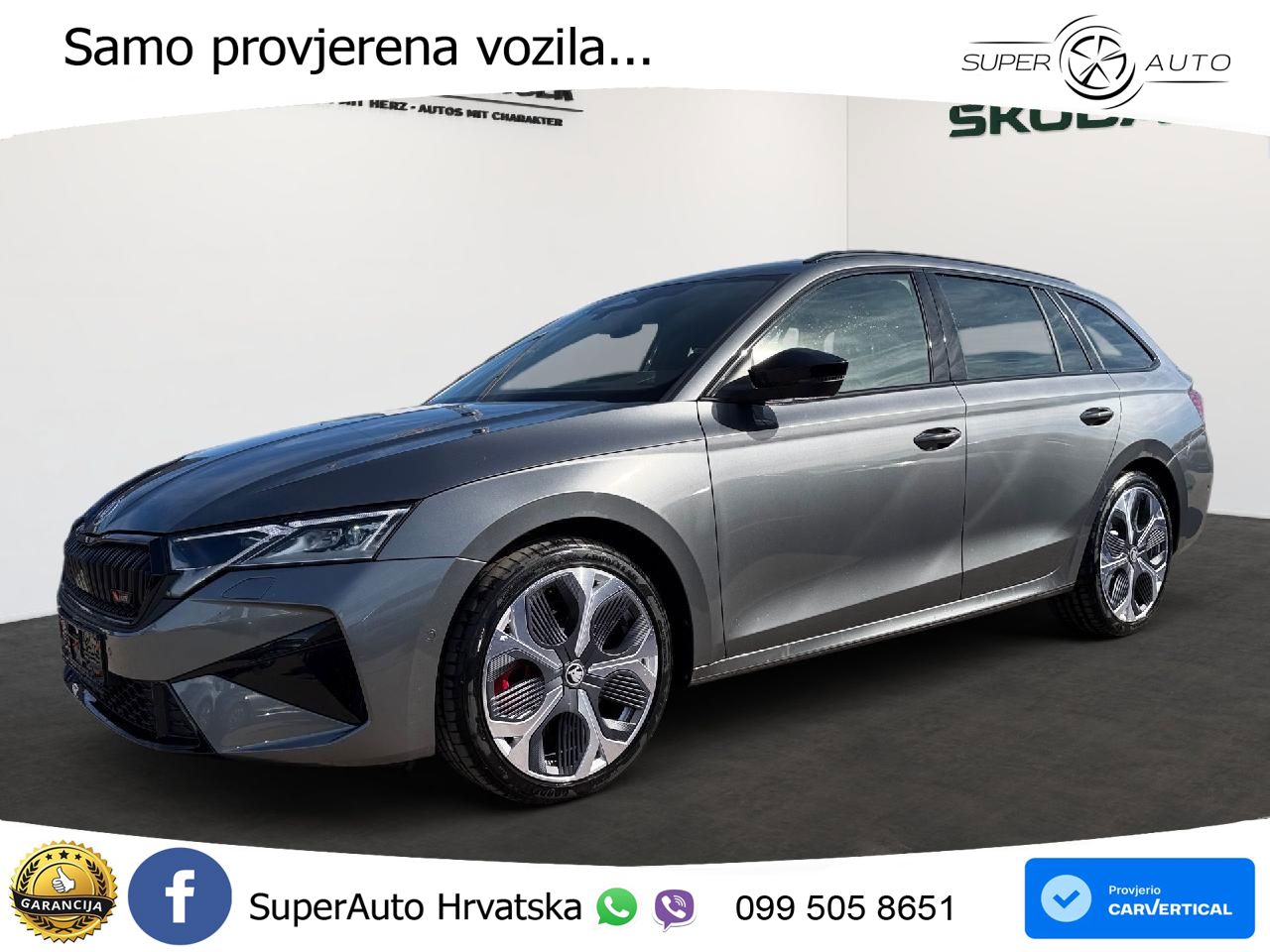 Škoda Octavia Combi RS 2.0 TSI (265 KS) DSG MATRIX+GR SJED+KAM