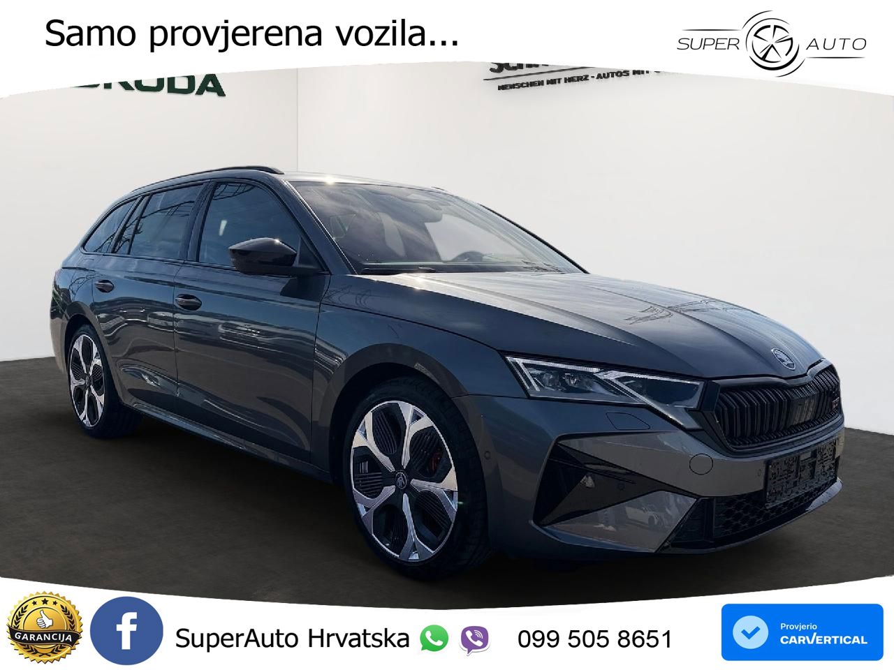 Škoda Octavia Combi RS 2.0 TSI (265 KS) DSG MATRIX+GR SJED+KAM