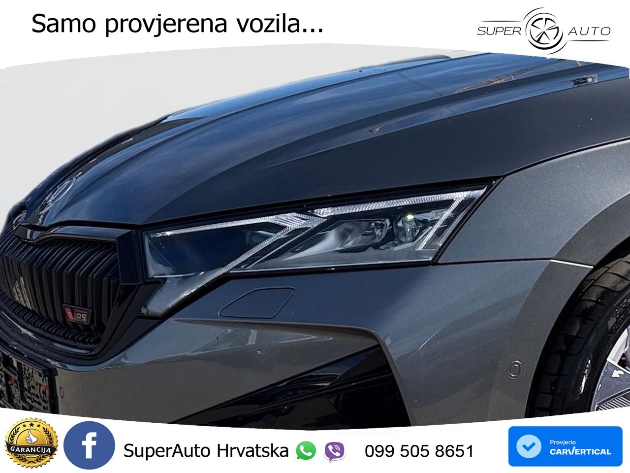 Škoda Octavia Combi RS 2.0 TSI (265 KS) DSG MATRIX+GR SJED+KAM