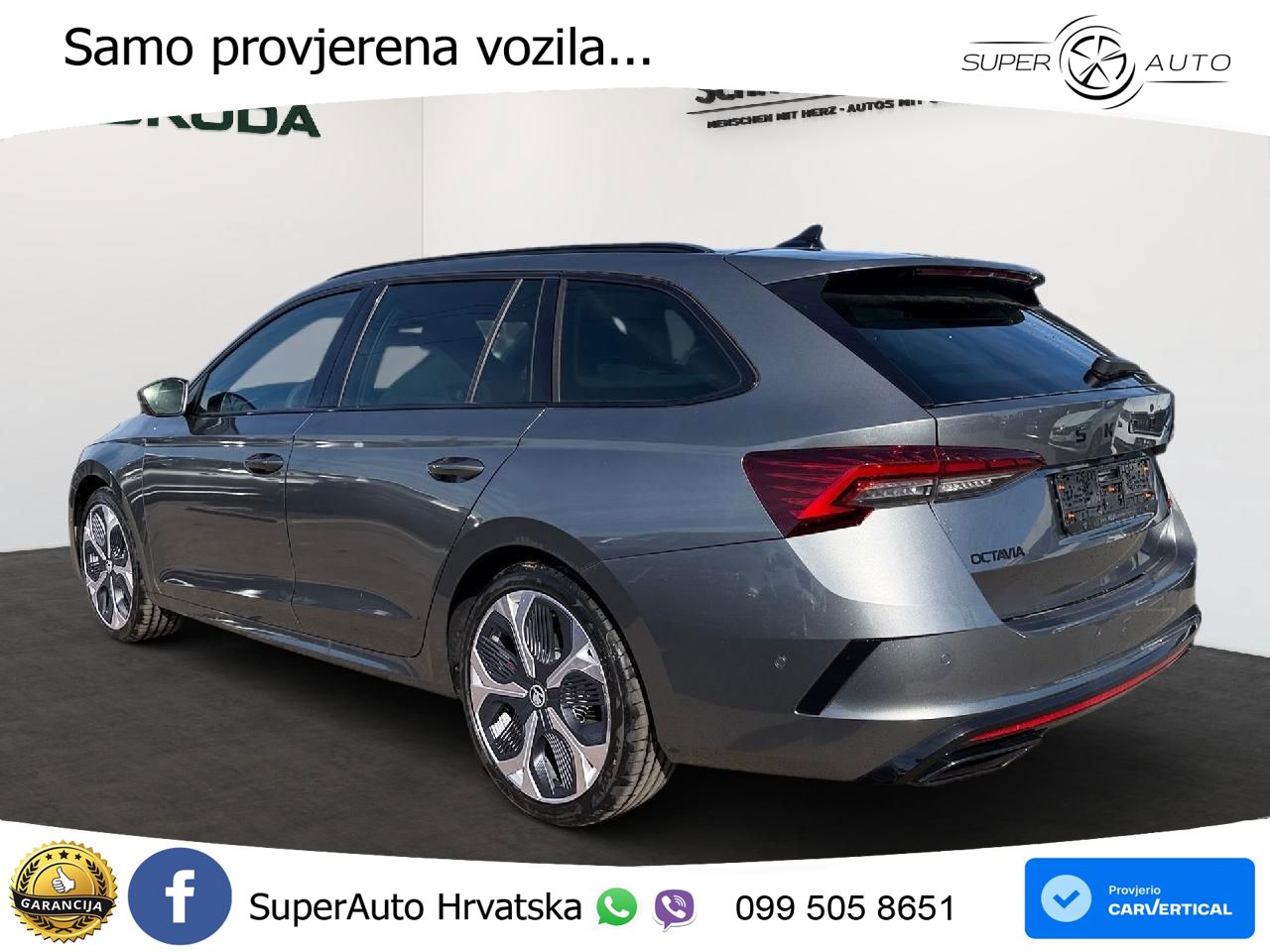 Škoda Octavia Combi RS 2.0 TSI (265 KS) DSG MATRIX+GR SJED+KAM