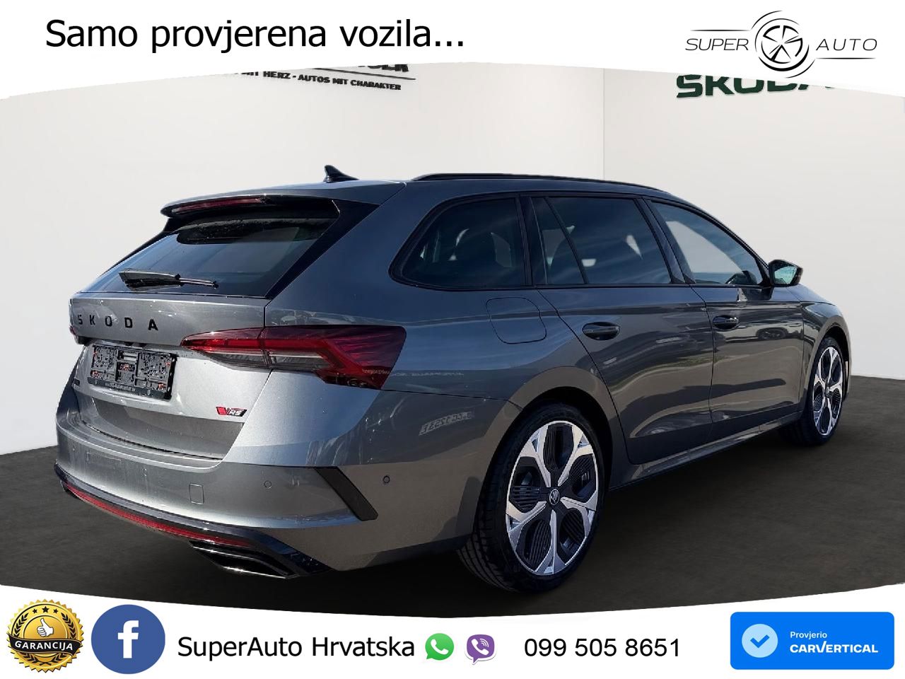 Škoda Octavia Combi RS 2.0 TSI (265 KS) DSG MATRIX+GR SJED+KAM
