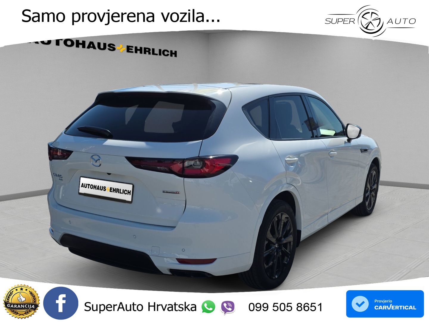 Mazda CX-60 3.3 e-Skyactiv D (254 KS) AWD Automatic LED+GR SJED+ACC