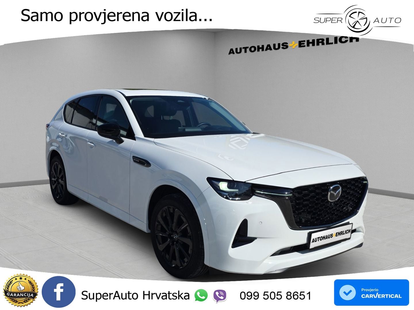 Mazda CX-60 3.3 e-Skyactiv D (254 KS) AWD Automatic LED+GR SJED+ACC