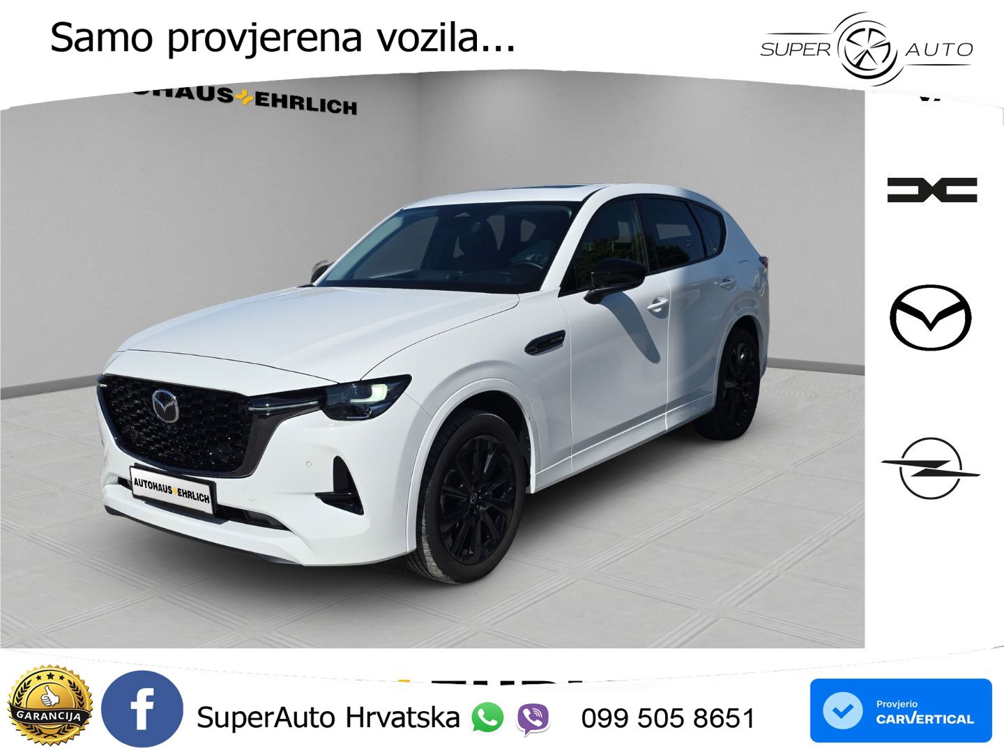 Mazda CX-60 3.3 e-Skyactiv D (254 KS) AWD Automatic LED+GR SJED+ACC