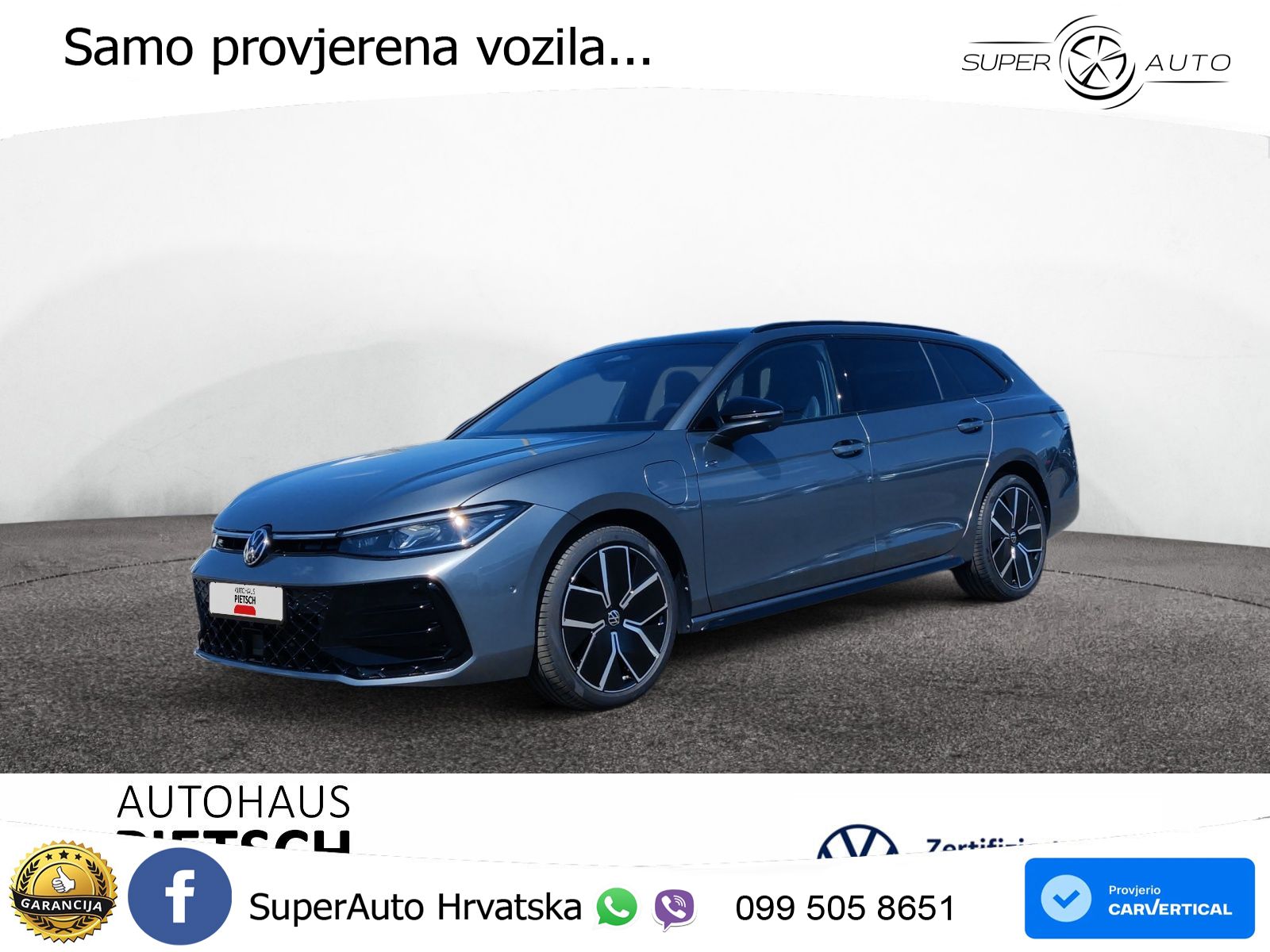 Volkswagen Passat Variant 1.5 TSI (204 KS) eHybrid DSG R-Line LED+GR SJED+ACC