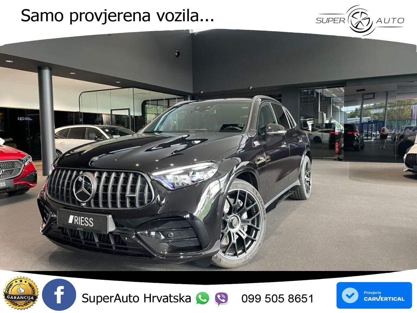 Mercedes AMG GLC 53 (449 KS) 4MATIC+ AMG SPEEDSHIFT TCT 9G ACC+HEAD+4xGR SJED+360+PANO