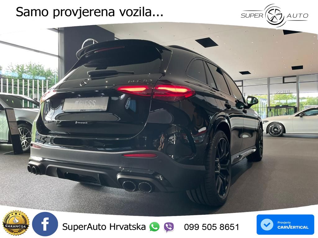 Mercedes AMG GLC 53 (449 KS) 4MATIC+ AMG SPEEDSHIFT TCT 9G ACC+HEAD+4xGR SJED+360+PANO