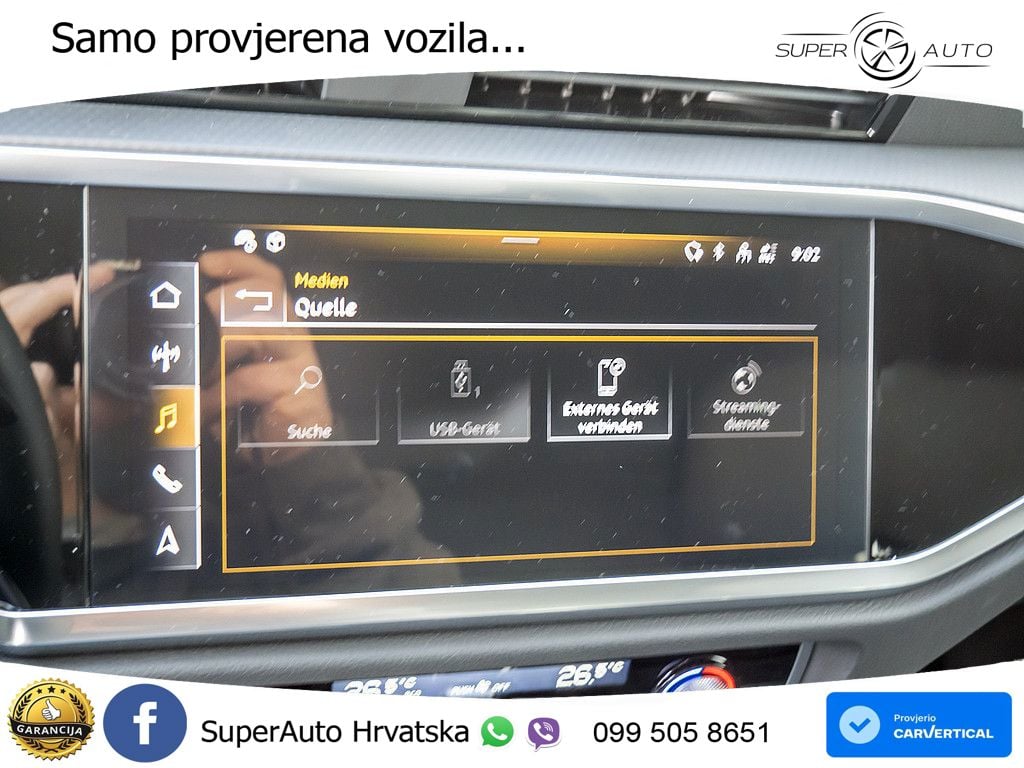 Audi Q3 Sportback 35 TFSI (150 KS) S tronic S line LED+GR SJED+ACC