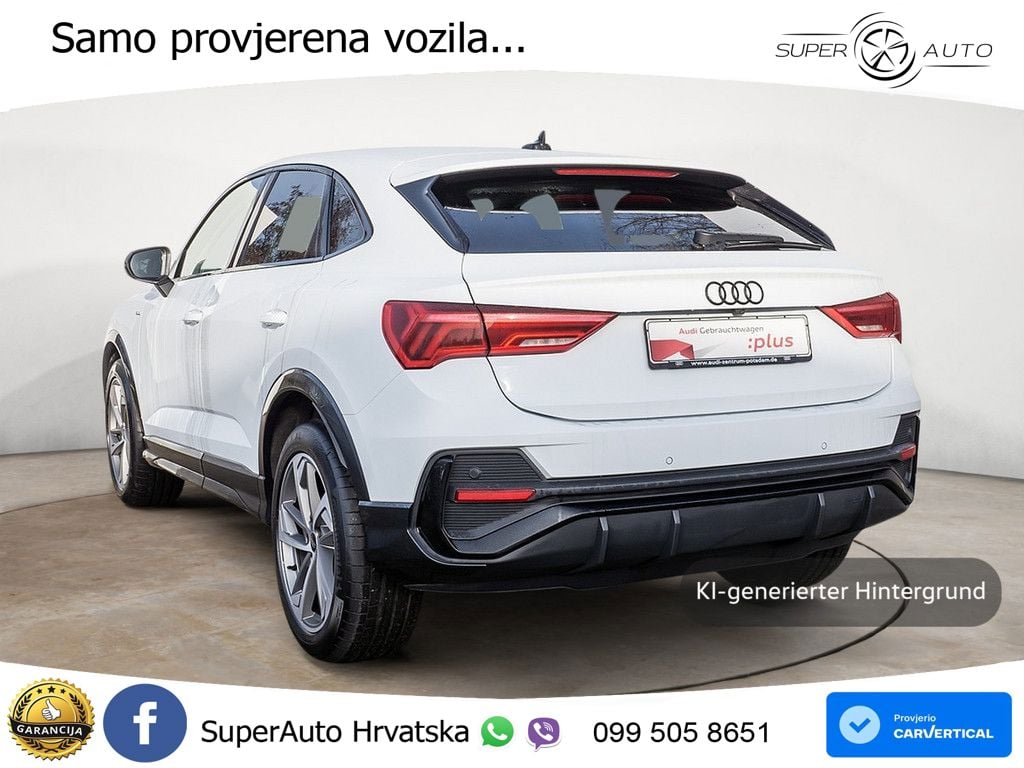Audi Q3 Sportback 35 TFSI (150 KS) S tronic S line LED+GR SJED+ACC