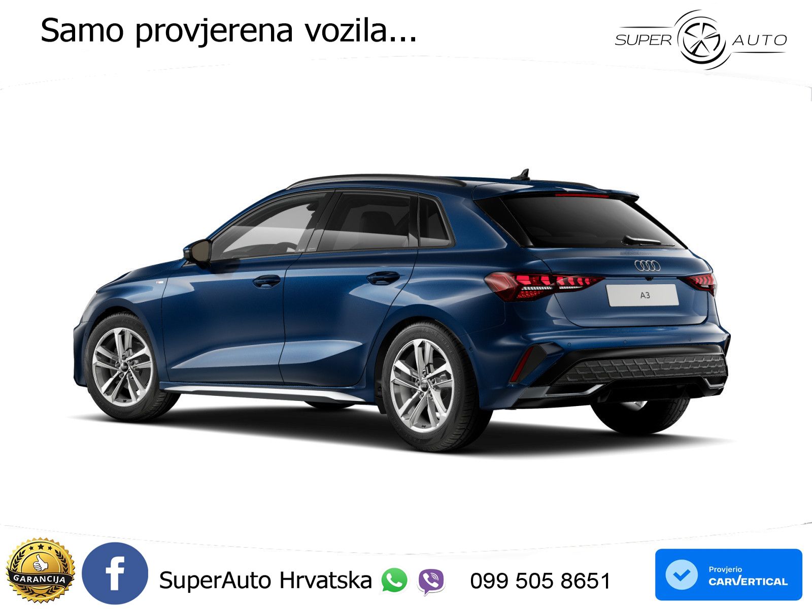 Audi A3 35 TFSI (150 KS) S line LED+GR SJED+ACC