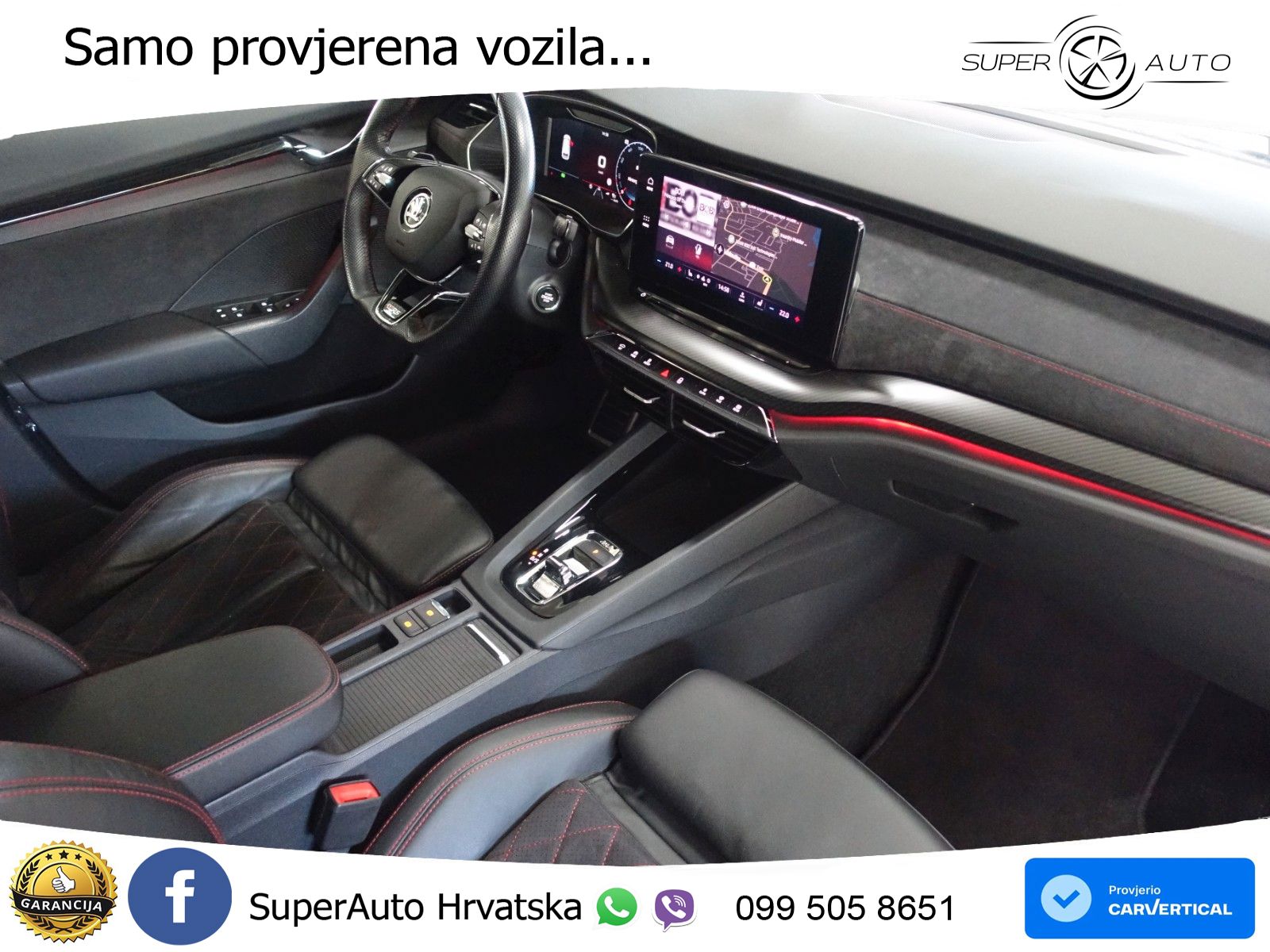 Škoda Octavia Combi RS 2.0 TDI (200 KS) 4x4 DSG LED+GR SJED+ACC