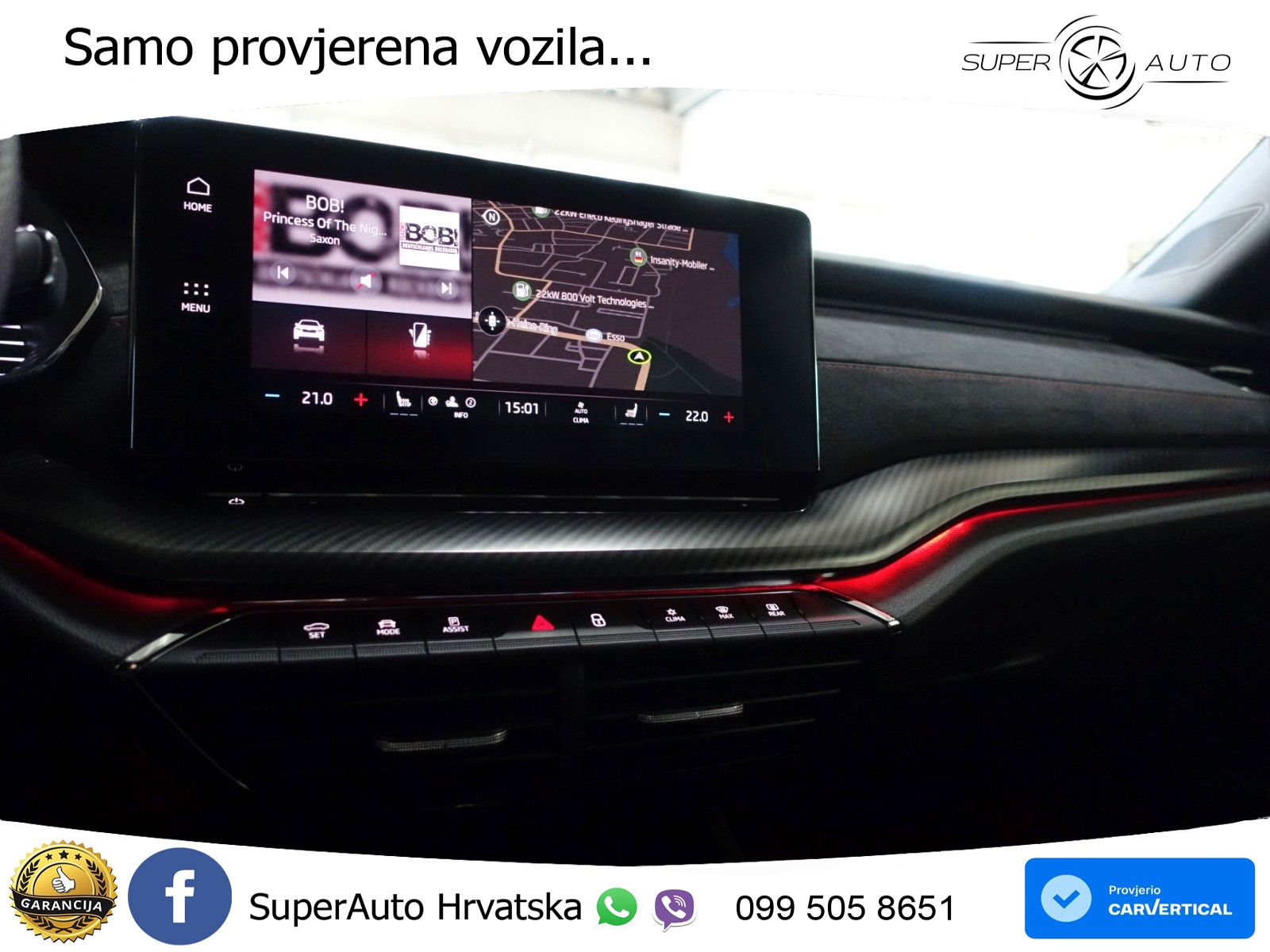 Škoda Octavia Combi RS 2.0 TDI (200 KS) 4x4 DSG LED+GR SJED+ACC