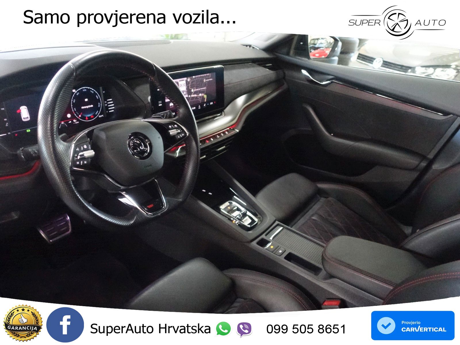 Škoda Octavia Combi RS 2.0 TDI (200 KS) 4x4 DSG LED+GR SJED+ACC