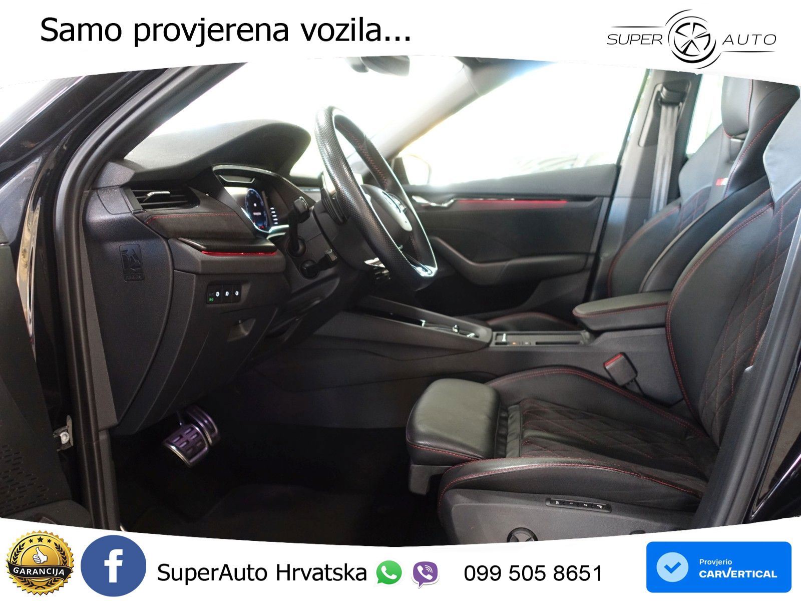 Škoda Octavia Combi RS 2.0 TDI (200 KS) 4x4 DSG LED+GR SJED+ACC