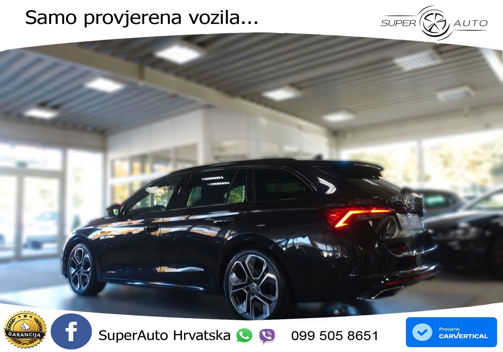 Škoda Octavia Combi RS 2.0 TDI (200 KS) 4x4 DSG LED+GR SJED+ACC