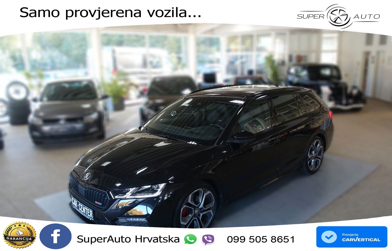 Škoda Octavia Combi RS 2.0 TDI (200 KS) 4x4 DSG LED+GR SJED+ACC