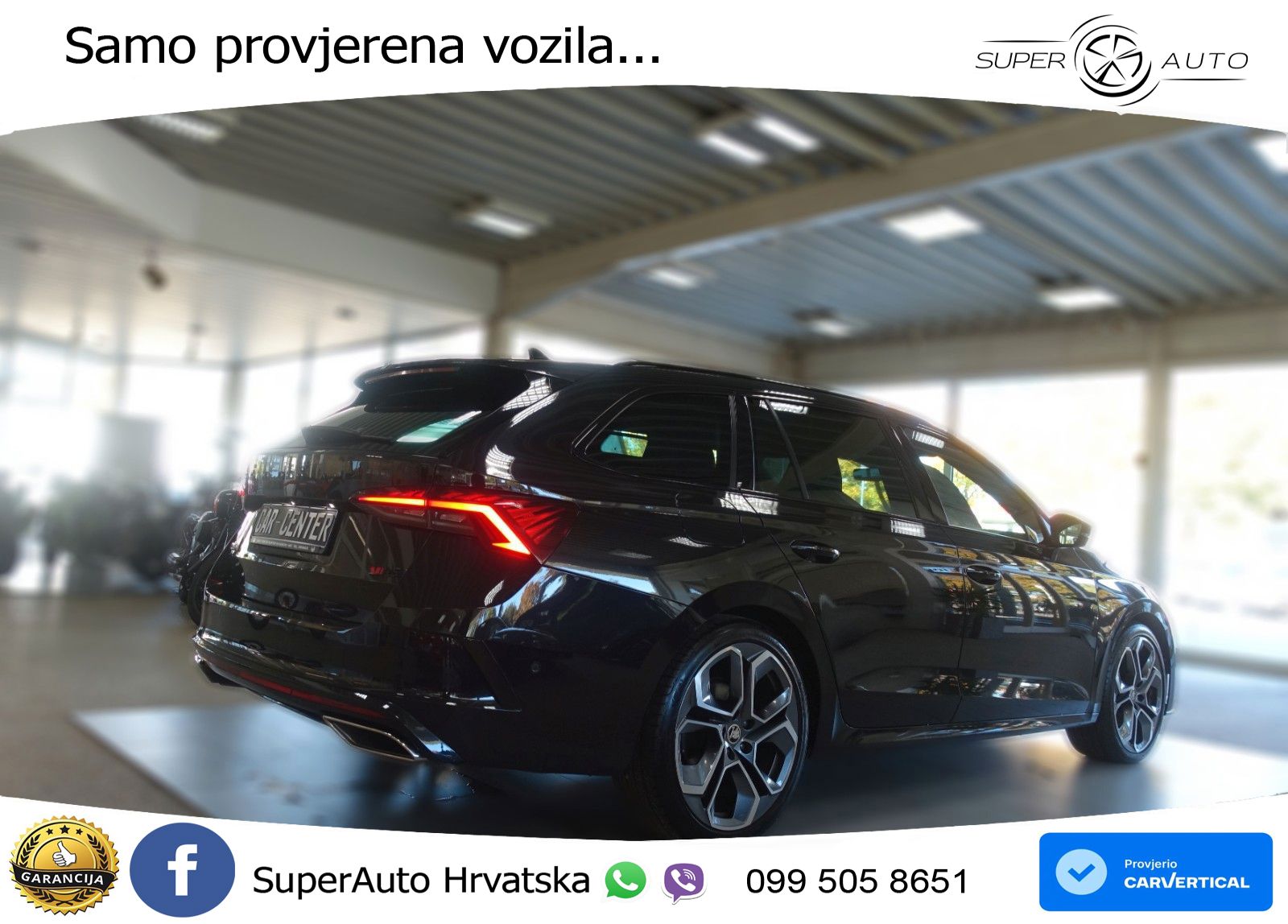 Škoda Octavia Combi RS 2.0 TDI (200 KS) 4x4 DSG LED+GR SJED+ACC
