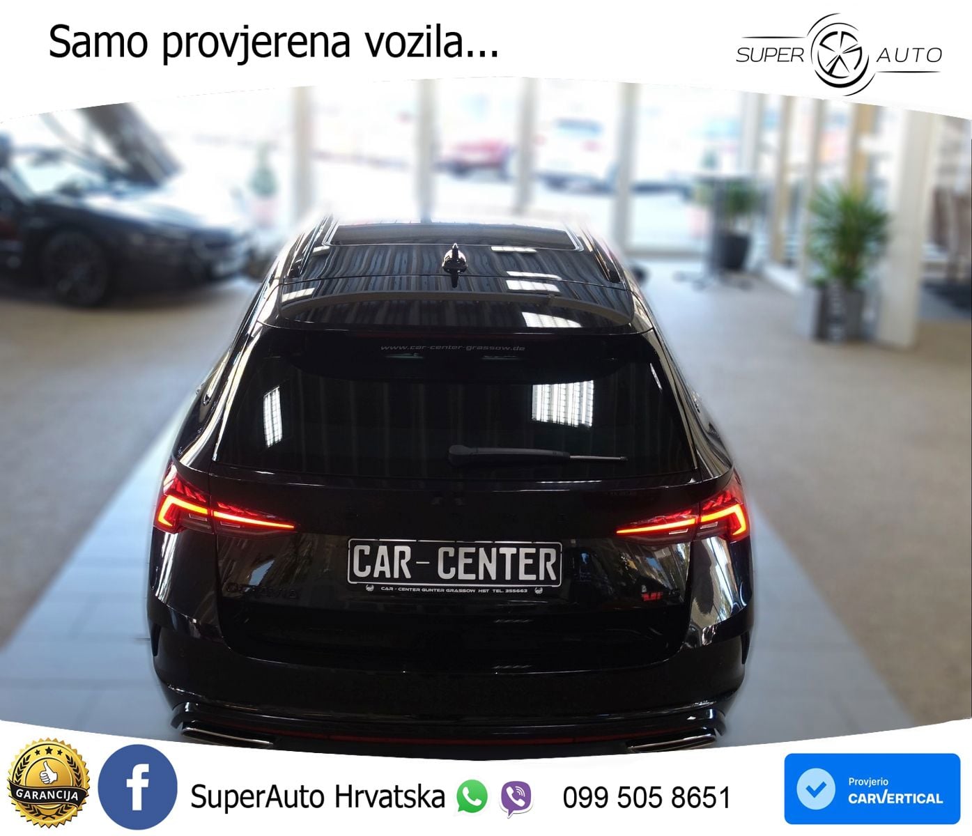 Škoda Octavia Combi RS 2.0 TDI (200 KS) 4x4 DSG LED+GR SJED+ACC
