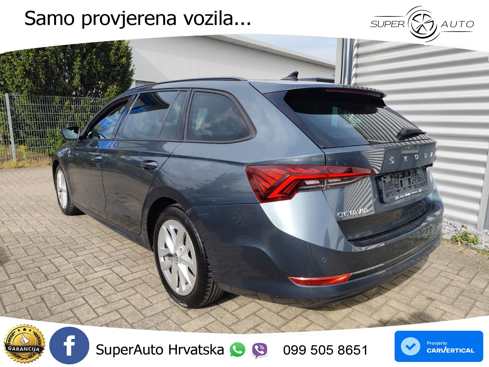 Škoda Octavia Combi 2.0 TDI (150 KS) DSG LED+GR SJED+ACC